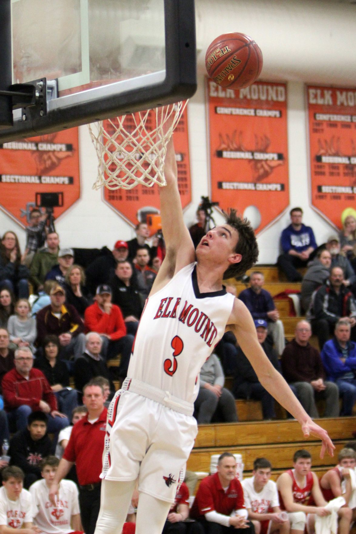 Colfax at Elk Mound boys basketball 1-30-20